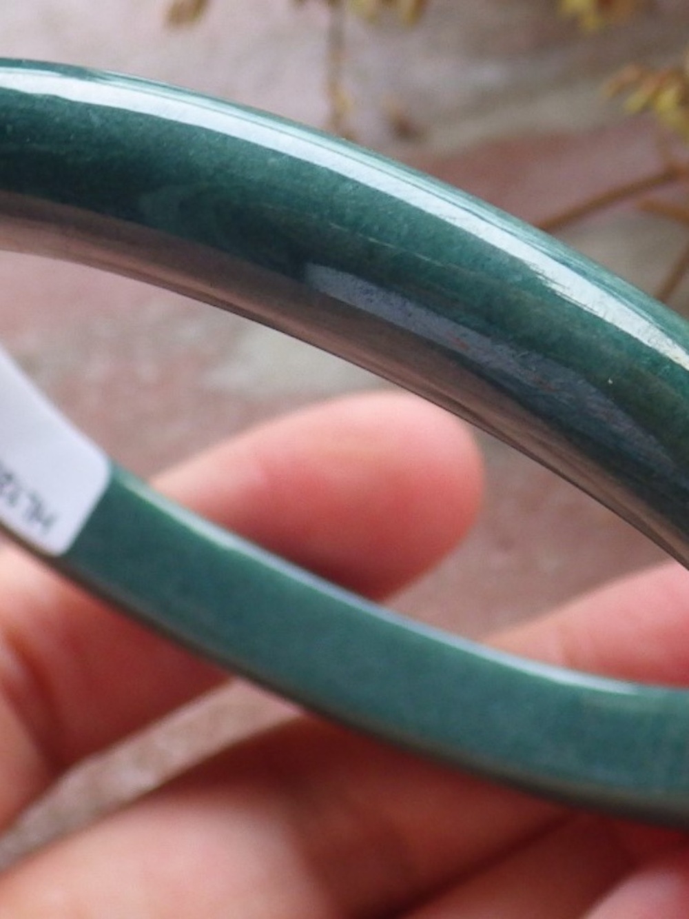 59mm Certified Hand Carved Natural Grade A JADE Jadeite Circle Bangle Bracelet